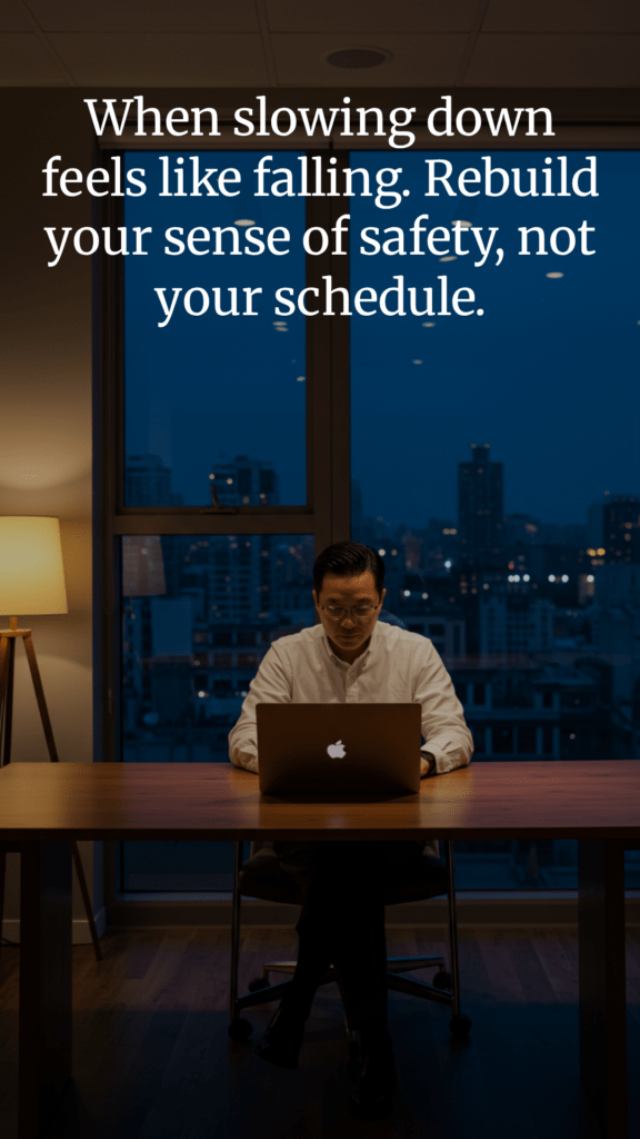 workaholism therapy for professionals feeling unable to slow down