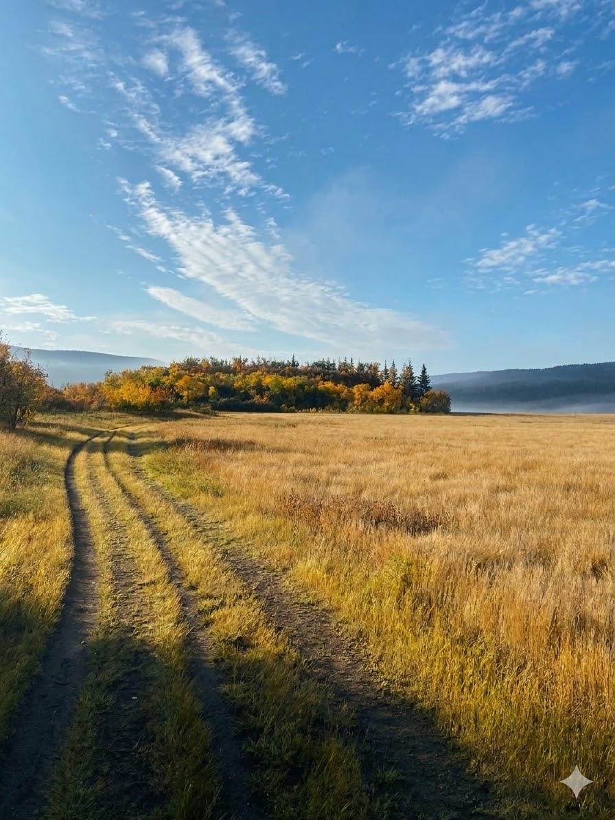 Lonely path through an open field symbolizing leadership loneliness, reflection, and the weight of executive responsibility
