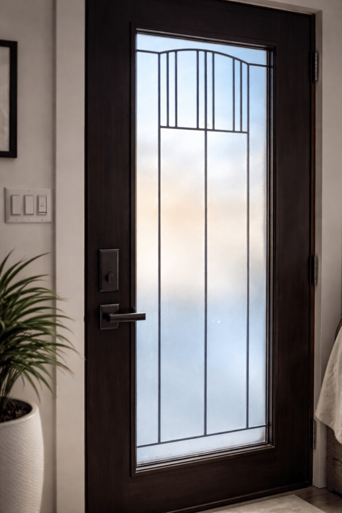 Interior doorway symbolizing transition from burnout and exhaustion toward clarity and recovery for high-achieving professionals