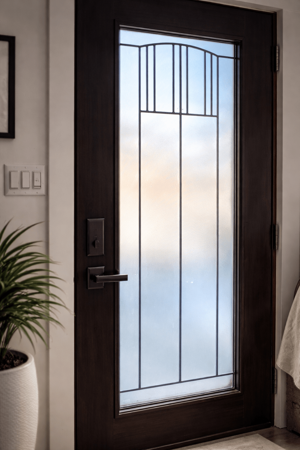 Interior doorway symbolizing transition from burnout and exhaustion toward clarity and recovery for high-achieving professionals