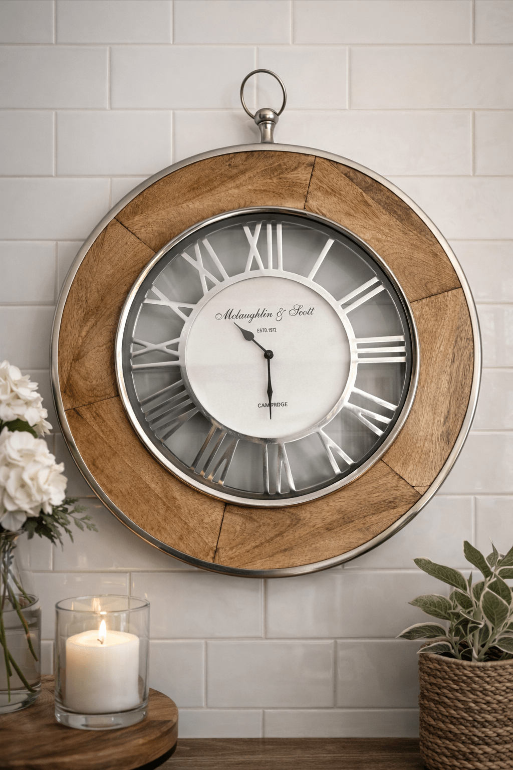 Imposter Syndrome and burnout Large wall clock representing pressure and time in imposter syndrome and burnout among high-achieving professionals